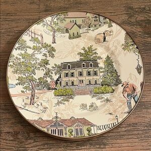 MacKenzie-Childs Retired Rare Aurora Dinner Plate